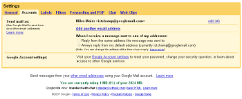 Screenshot, Google Mail Fetcher